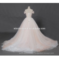 Guangzhou Factory Real Sample Últimos vestidos de casamento elegantes e longos de Alibaba